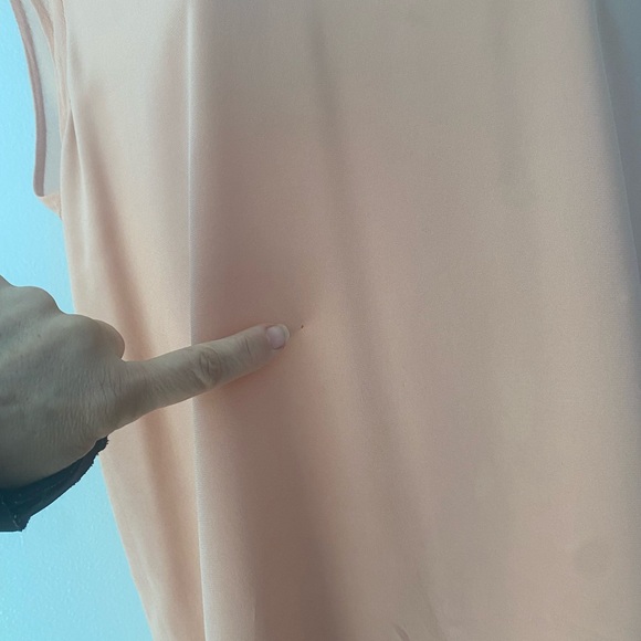 Phillip Lim silk blouse, back cut-out, peach color size 2 - Picture 10 of 14